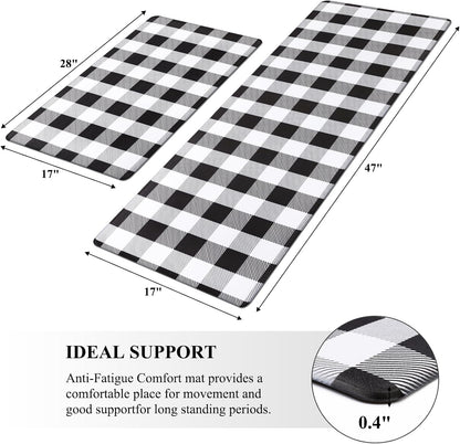 Anti Fatigue Kitchen Mat Set of 2,
