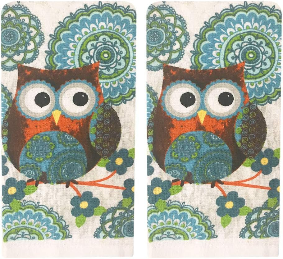 5-Piece Kitchen Linen Set (Owl Design)