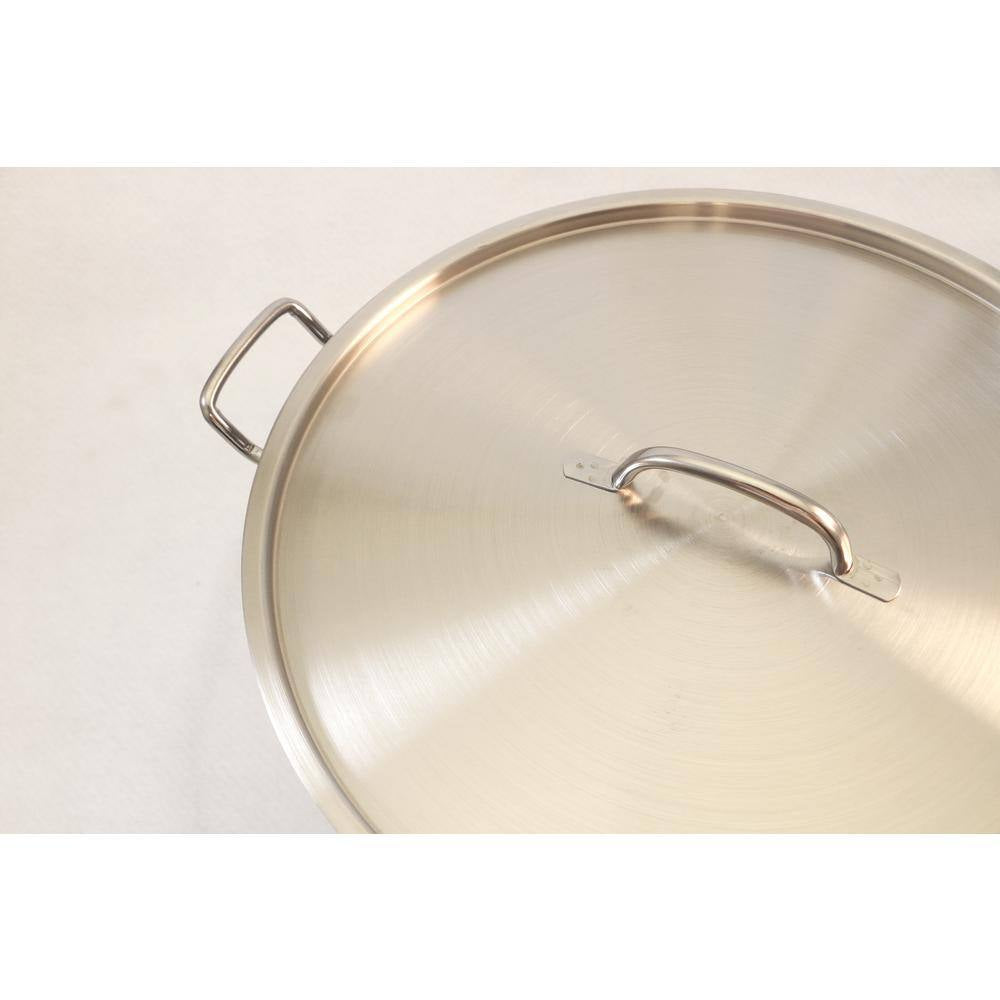 Professional 35 Qt. Stainless Steel Stock Pot with Lid