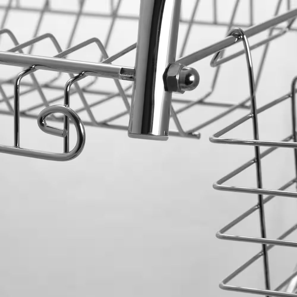22 Inches 2-Shelf Stainless Steel Dish Rack