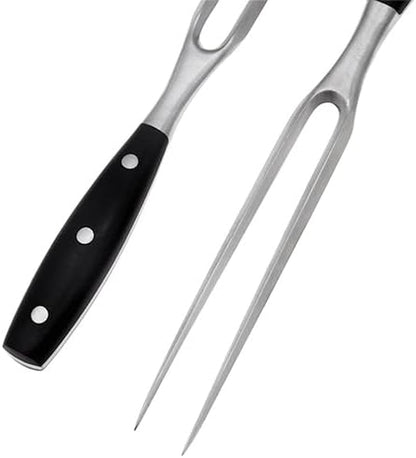 12 Inch Stainless Steel Cooking Fork for Barbecue, Serving, Cooking, Grilling, Roasting
