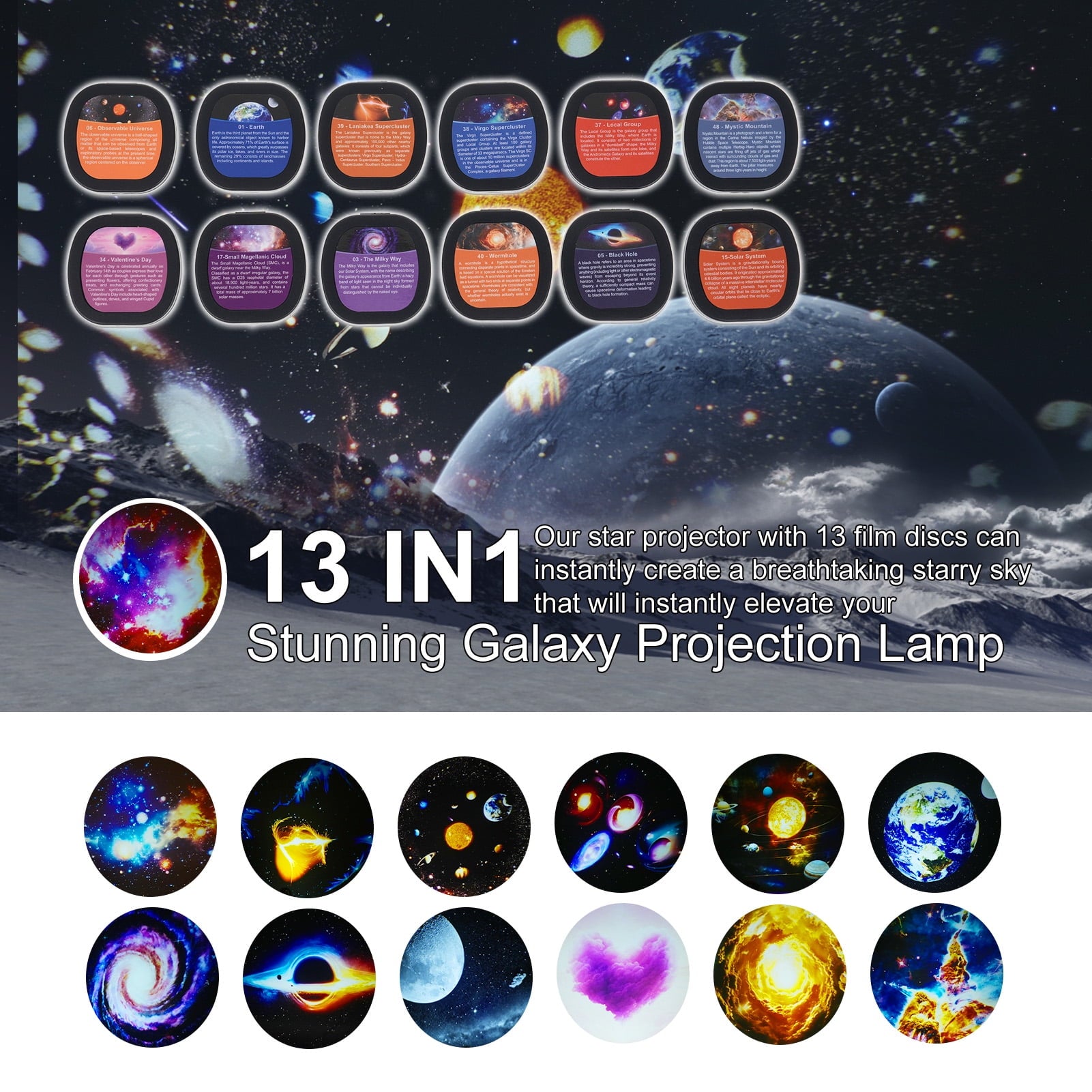 Galaxy Projector for Bedroom