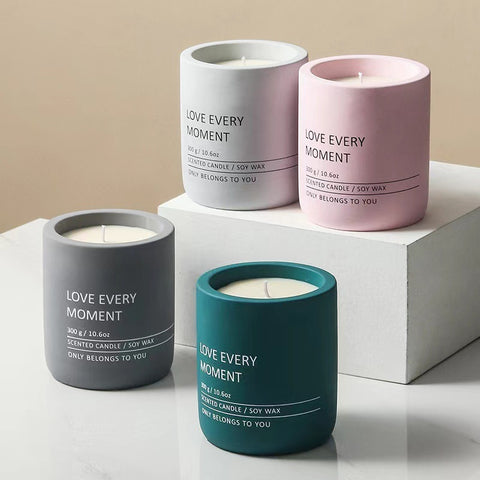 Ceramic Cup Essential Oil Scented Candles