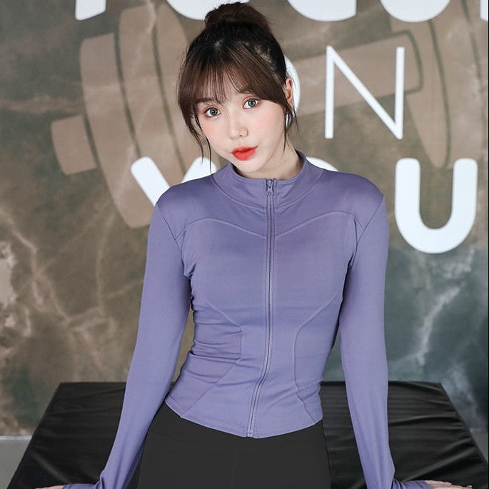 Slimming Fitness Running Top Coat