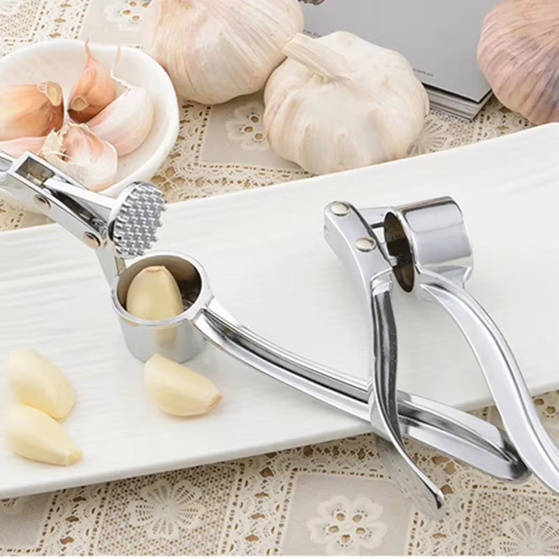 Kitchen Zinc Alloy Steel Garlic Smasher Squeezer Manual Press Grinding Tool Kitchen Accessories Kitchen