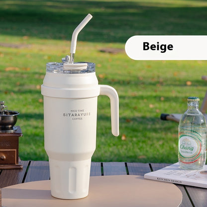 Durable Insulated Tumbler with Handle and Straw: Your Perfect Hydration Partner