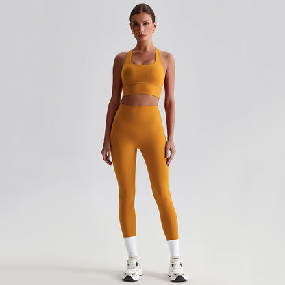 Yoga Clothes Suit Naked Women Feeling Beautiful Back