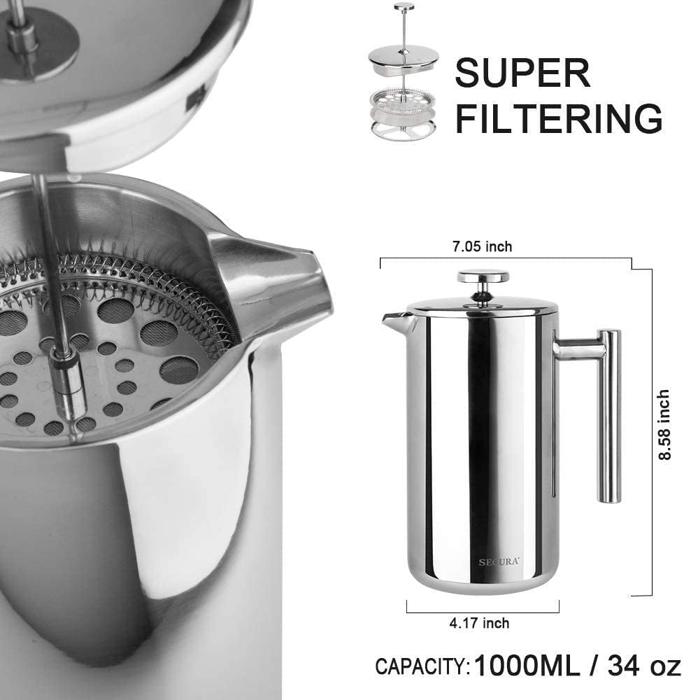 Secura French Press Coffee Maker