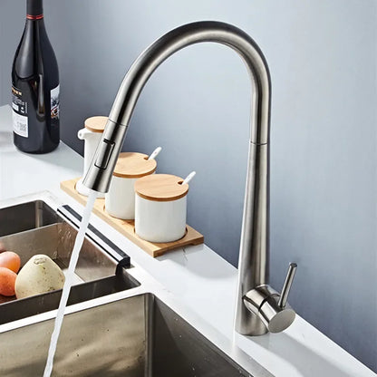 Stainless Steel Sensor Kitchen Faucets, Smart Touch