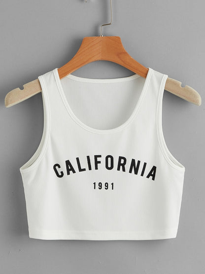 California Vibes Crop Top
