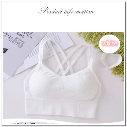 Women Fitness Top Seamless Crop Top Push up 