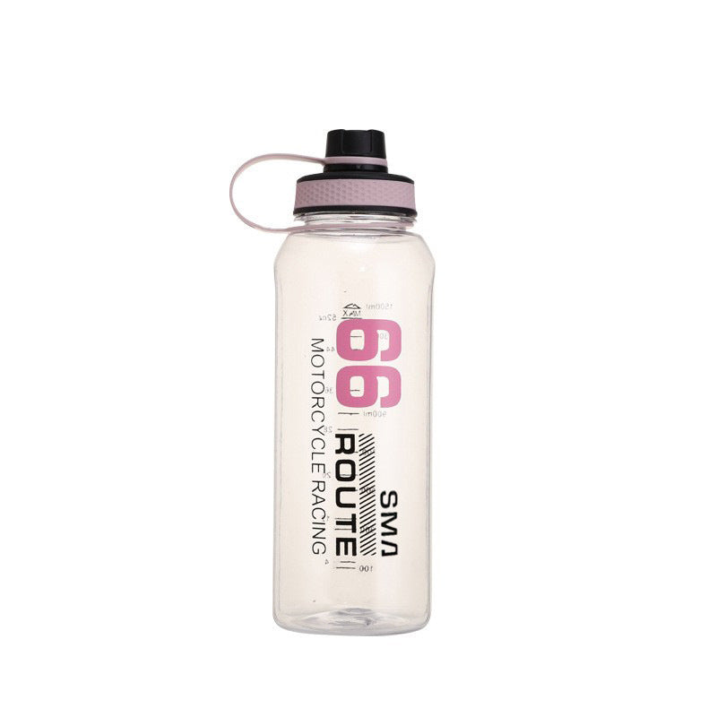 Large Portable Sports Water Bottle – Outdoor Fitness Plastic Cup