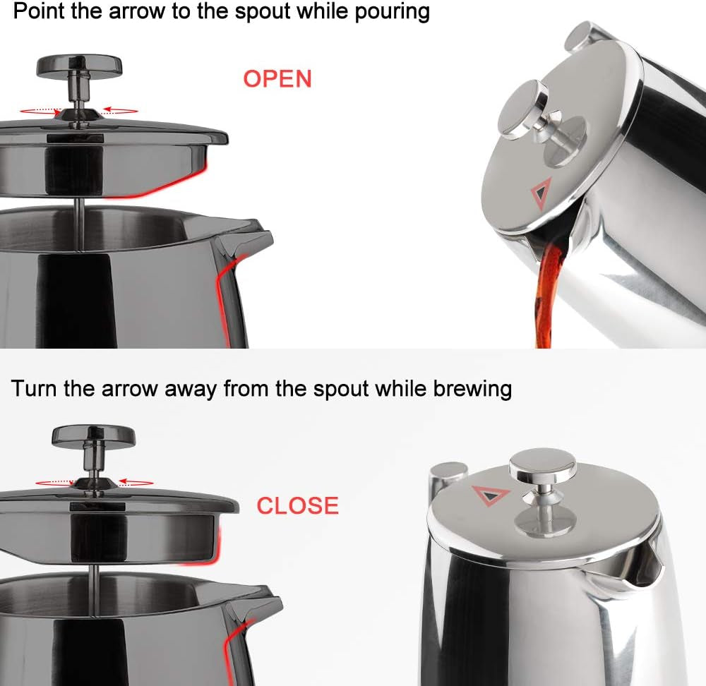 French Press Coffee Maker, 50-Ounce
