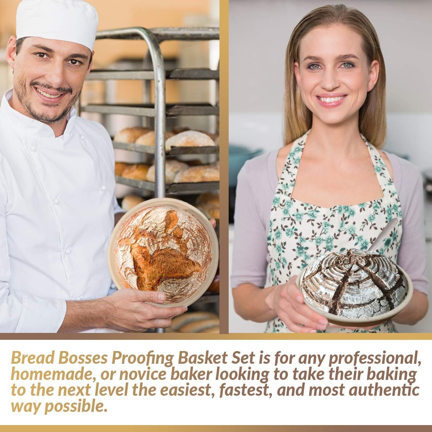 9 Inch Bread Banneton Proofing Basket