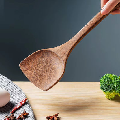 Wooden Kitchen Utensils Set Non-Stick Cookware for Soup