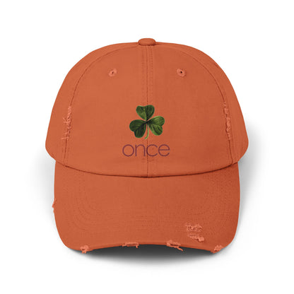 Once Unisex Distressed Cap
