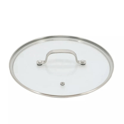 9-Inch 3-Ply Stainless Steel Nonstick Deep Fry Pan with Lid