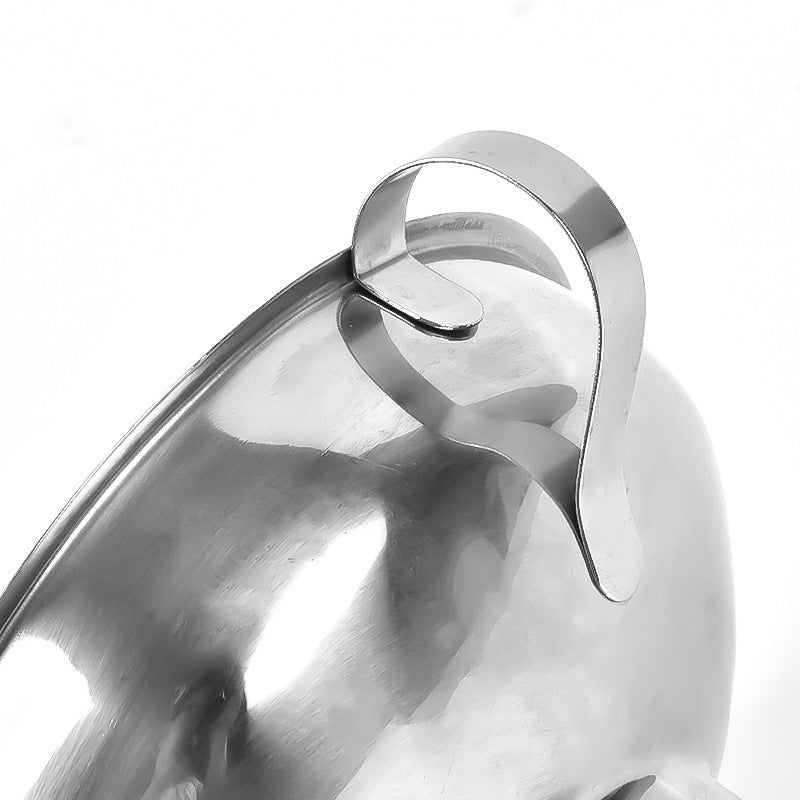 Stainless Steel Wide Mouth Funnel – Large Diameter with Outer Belt for Food, Pickles, Jam, Sausage, and Powder