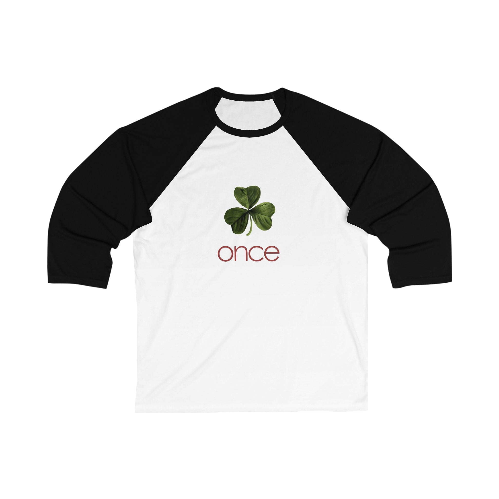Once Unisex 3\4 Sleeve Baseball Tee