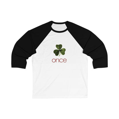 Once Unisex 3\4 Sleeve Baseball Tee