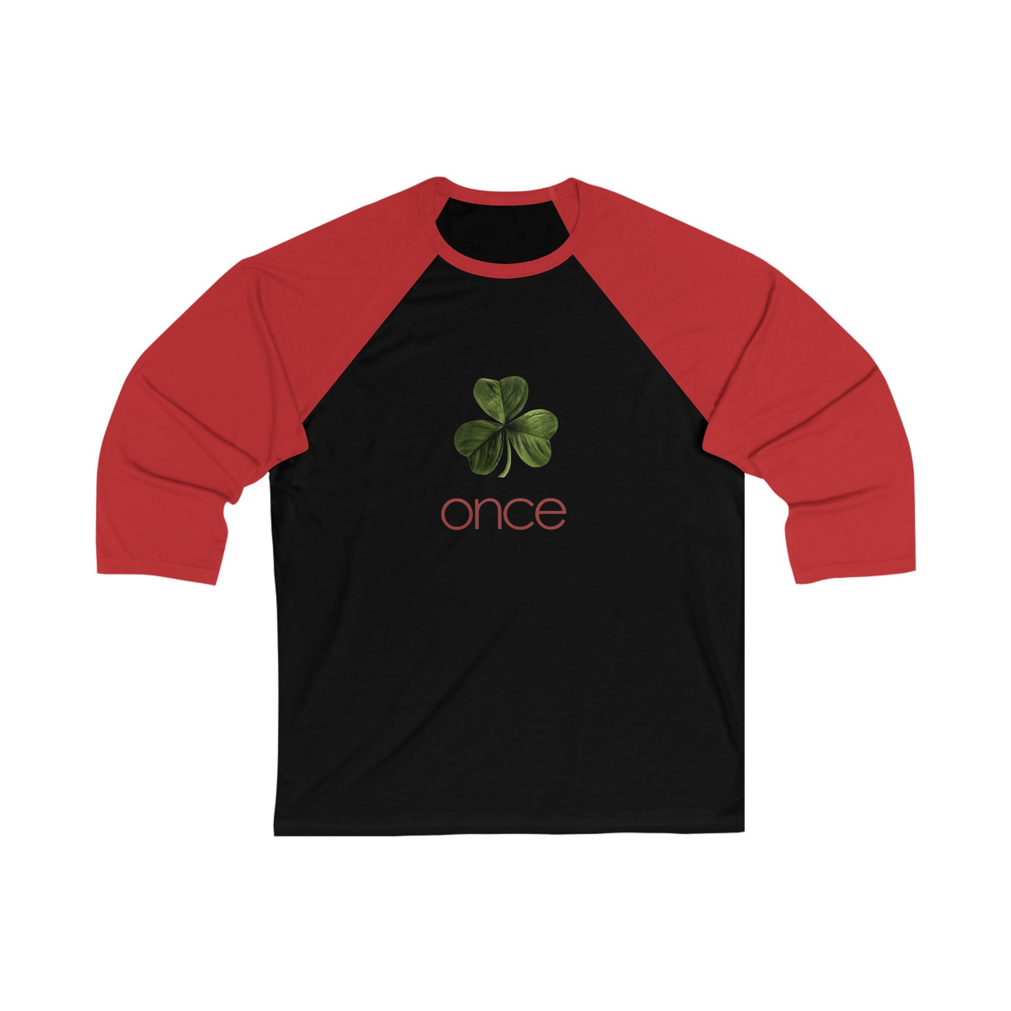 Once Unisex 3\4 Sleeve Baseball Tee