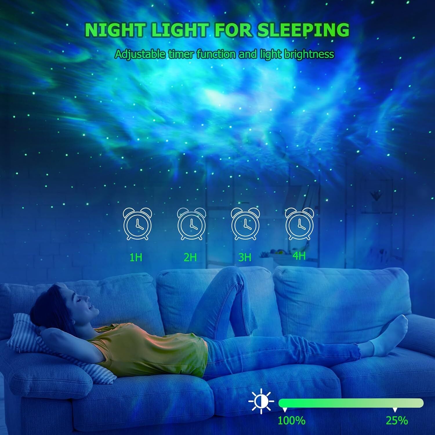 Galaxy Projector,Star Projector with Timer and Remote Control 