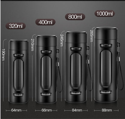 Simple Drop Proof Double-layer Cups With Tea Bin Filter