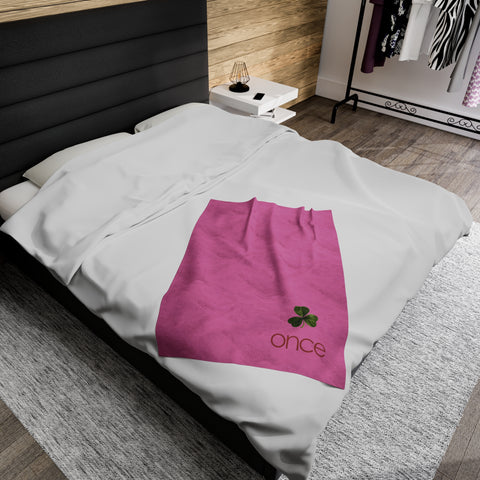 Once  Velveteen Plush Blanket