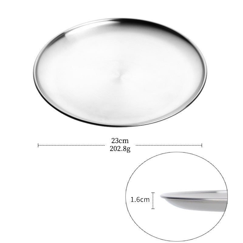 Korean Style Stainless Steel Barbecue Plate