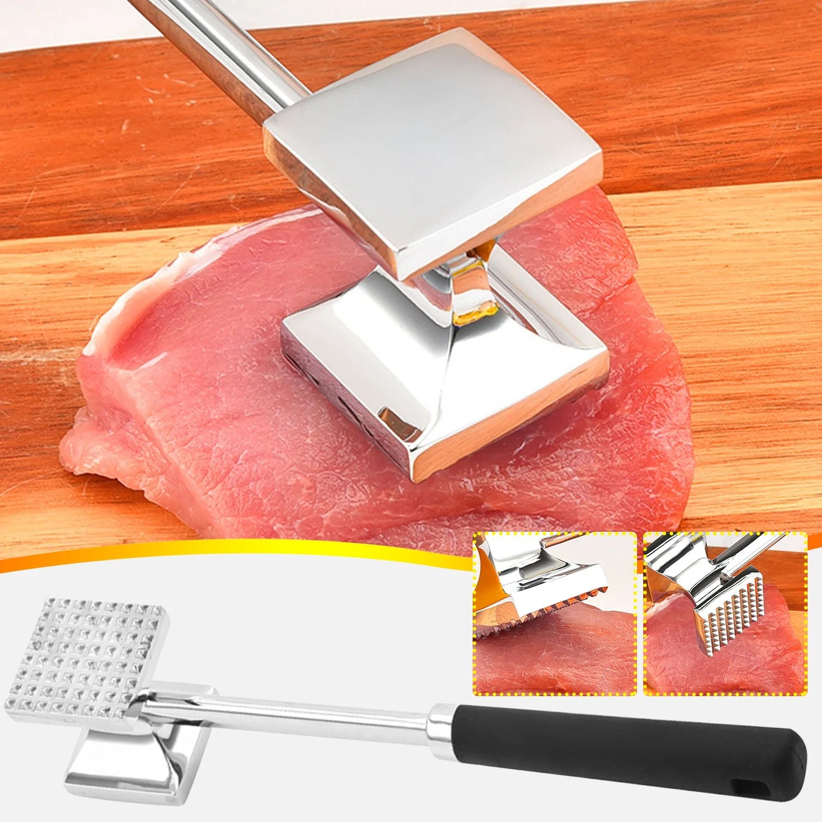 27CM Aluminum Alloy Meat Steak Kitchen Tool