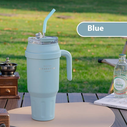 Durable Insulated Tumbler with Handle and Straw: Your Perfect Hydration Partner