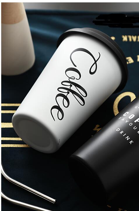 Stylish Reusable Coffee Cups with Lids