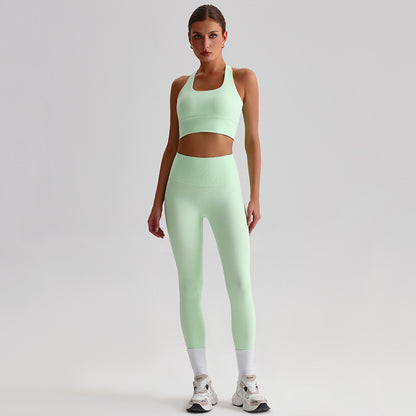 Yoga Clothes Suit Naked Women Feeling Beautiful Back