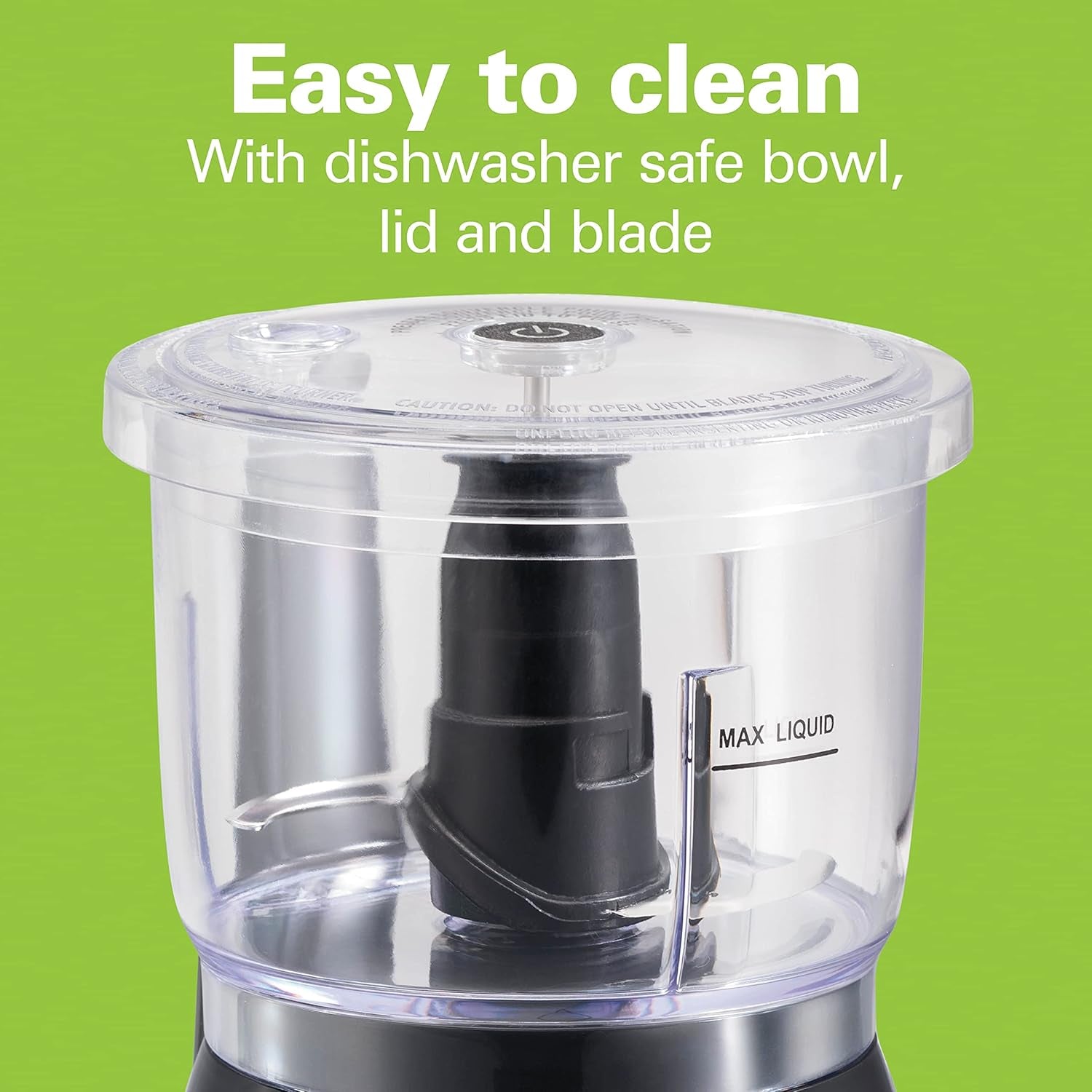 Electric Vegetable Chopper & Mini Food Processor, 3-Cup, 350 Watts, for Dicing, Mincing, and Puree, Black