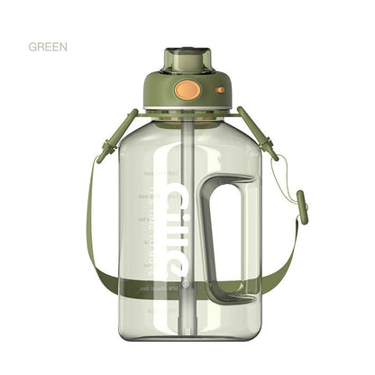 Large Capacity Tritan Water Bottle (1.5L+): Stay Hydrated with Your Favorite Infusions!