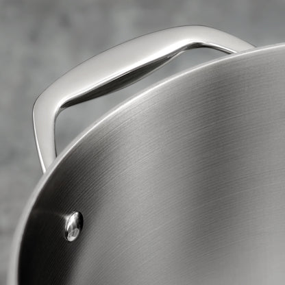 Signature 8-Quart Tri-Ply Clad Stainless Steel Stock Pot with Lid, Induction Ready, Oven-Safe, Dishwasher Safe