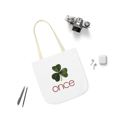 Once Canvas Tote Bag, 5-Color Straps