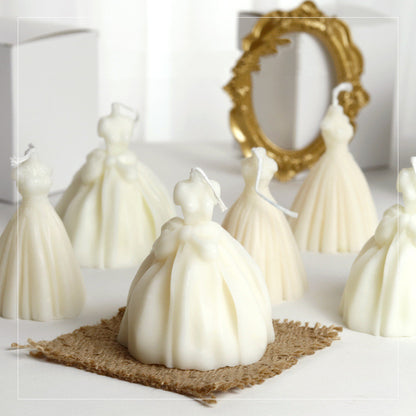 Scented Elegantly Shaped Dress Candle