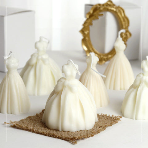 Scented Elegantly Shaped Dress Candle