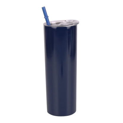 Double-Layer Stainless Steel Straw Tumbler, Insulated Slimming Water Cup