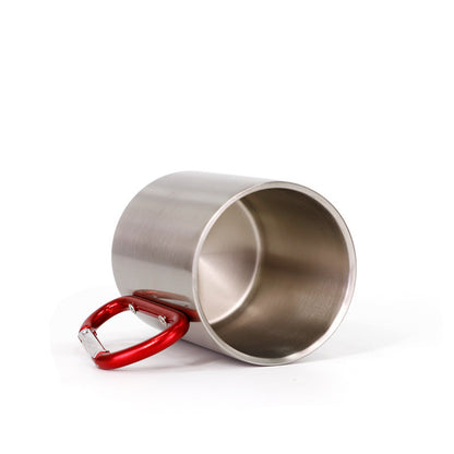 Stainless Steel Carabiner Mug: Clip and Sip On the Go!