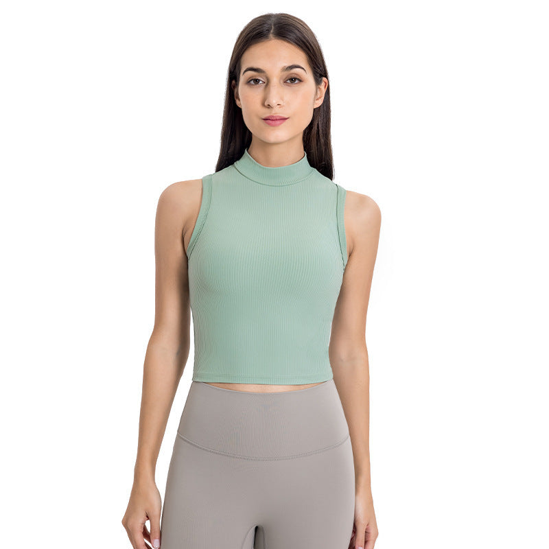 Athleisure High-Neck Tank