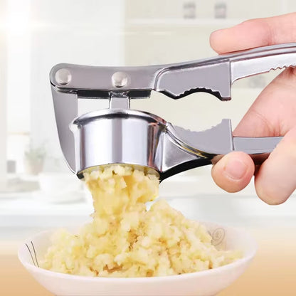 Kitchen Zinc Alloy Steel Garlic Smasher Squeezer Manual Press Grinding Tool Kitchen Accessories Kitchen