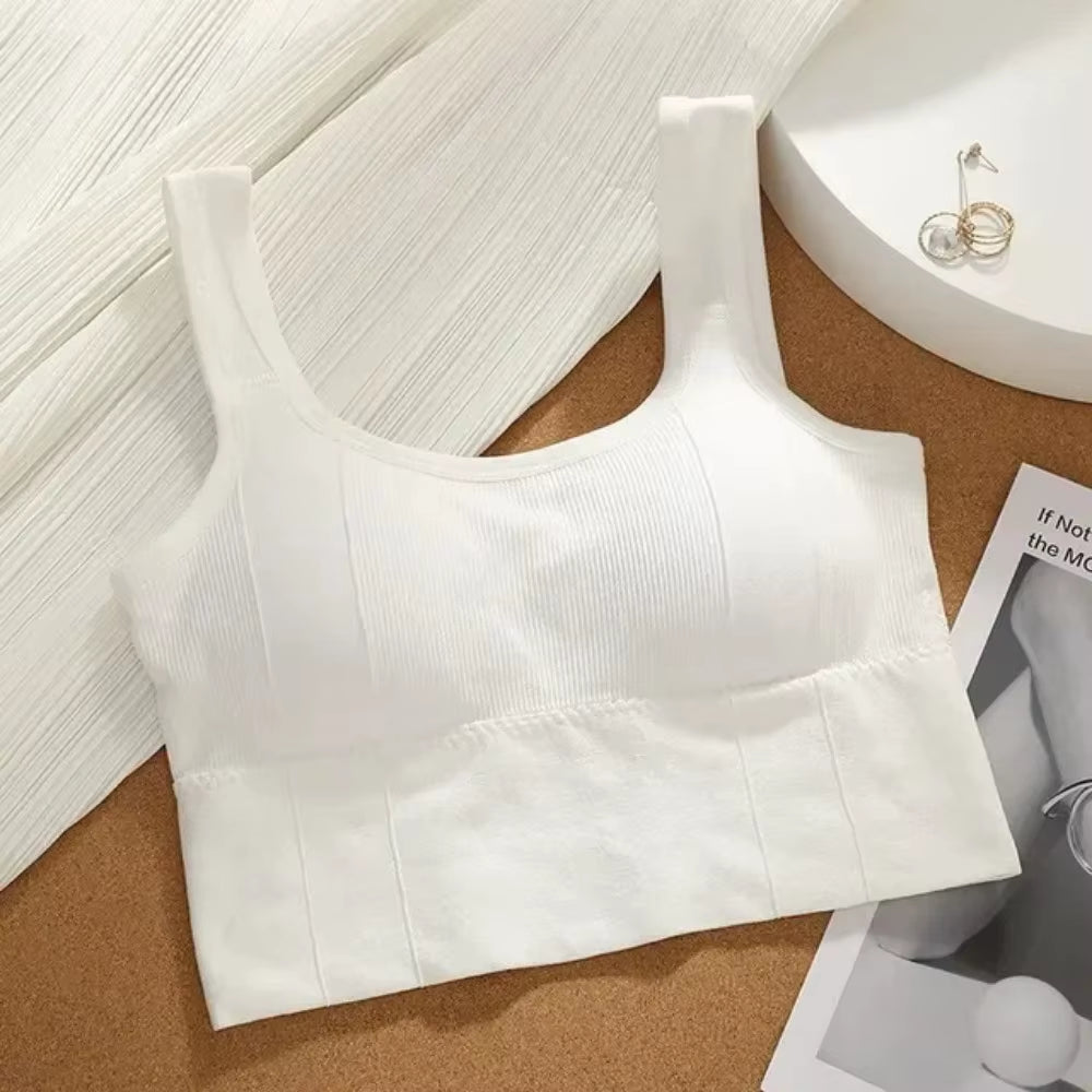 Sports Bra Anti-Sweat Fitness Top Women Seamless Yoga Bra Shockproof Crop Top Push up Sport Bra Gym Workout Top