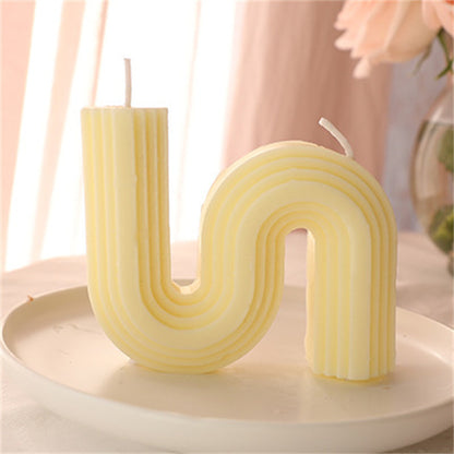 Modern Wavy Arch Scented Candle