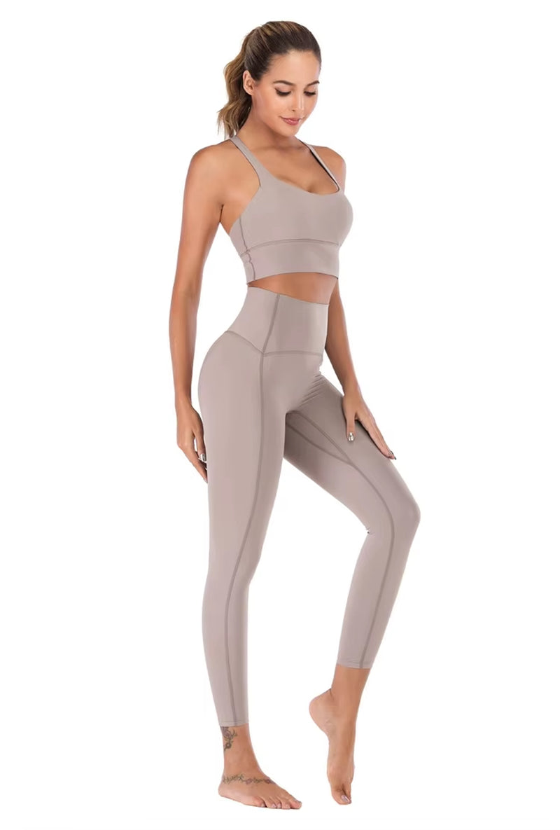 Naked-Feel High Waist Fitness Suit for Women