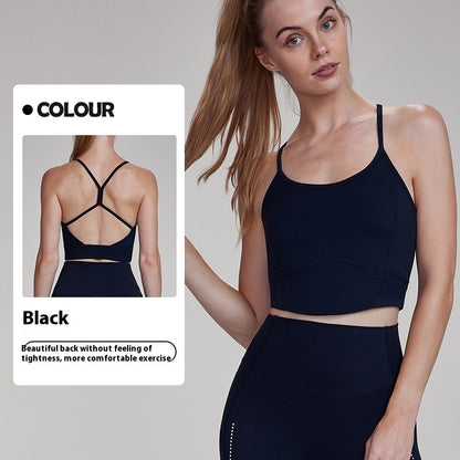 Thin Strap Open-Back Workout Tank