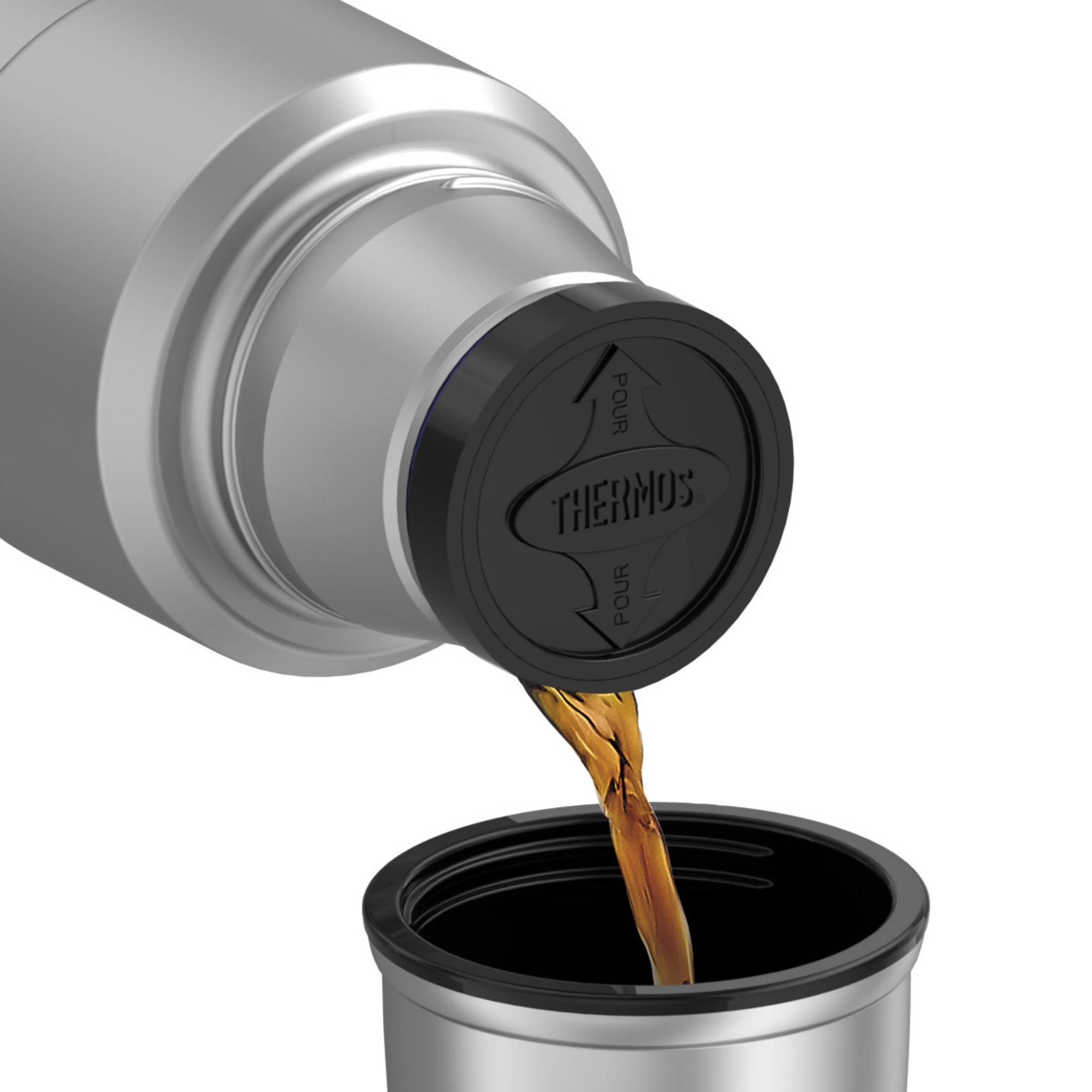 16-Ounce Stainless Steel Compact Beverage, Matte Stainless Steel