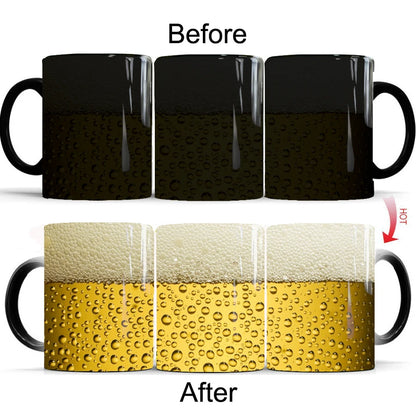 Beer Color Changing Mug Magic Heat Sensitive 