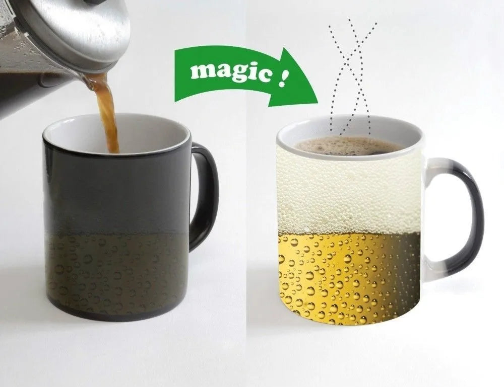 Beer Color Changing Mug Magic Heat Sensitive 